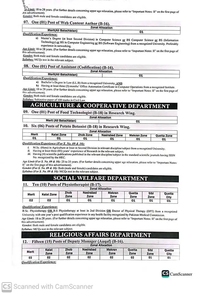 Balochistan Public Service Commission (BPSC) Jobs 2024 Apply for Latest Positions 3 Balochistan Public Service Commission Jobs, BPSC Jobs