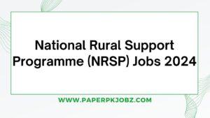 National Rural Support Programme Jobs 2024, NRSP jobs 2024, NRSP career opportunities, latest NRSP jobs
