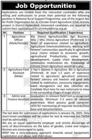 Exciting Career Opportunities at NRSP Sindh 2025 NGO 1 Exciting Career Opportunities at NRSP Sindh 2025