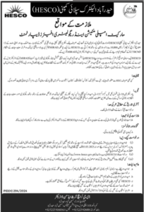 HESCO Jobs 2025 For Director General MIRAD