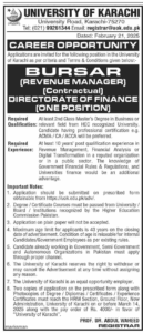 Latest New University of Karachi Jobs 2025