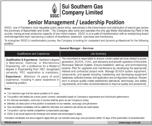 Latest Today SSGC Jobs Apply Online Now 2025 2 Latest Today SSGC Jobs Apply Online Now