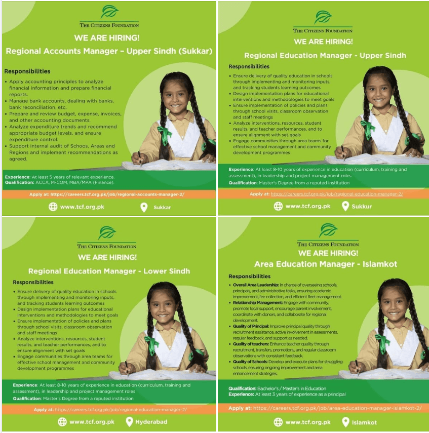 Latest The Citizens Foundation TCF Opportunities 2025 1 Latest The Citizens Foundation TCF Opportunities 2025