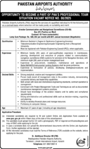 Pakistan Airports Authority PAA Latest Posts 2025