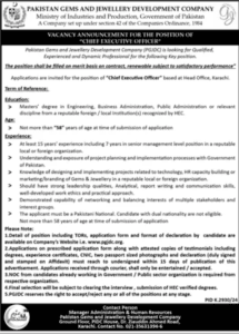 Latest Ministry of Industries Jobs in Sindh 2025