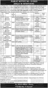 Latest Sindh Jobs at Public Sector Organization 2025