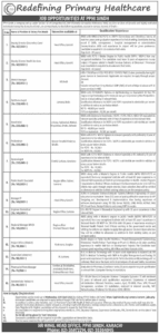 Latest PPHI Sindh Jobs 2025 Apply Online for Posts