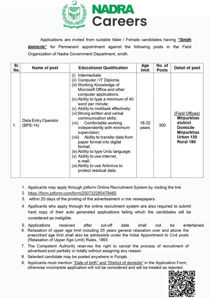 Today NADRA Technologies Limited NTL Sindh Jobs 2025 1 image 56