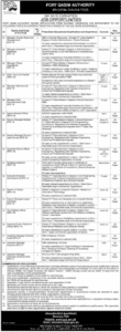 Port Qasim Authority Latest Opportunities 2025