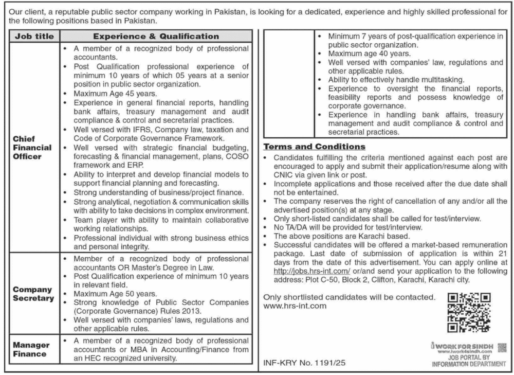 Today New Public Sector Sindh Jobs 2025 1 Today New Public Sector Sindh Jobs 2025