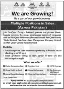 Latest Pak Qatar Group Jobs Opportunities 2025