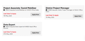 Today New Latest HANDS NGO Sindh Jobs 2025