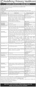 Latest Jobs Opportunities at PPHI Sindh