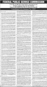 Current Federal Public Service Commission New Jobs