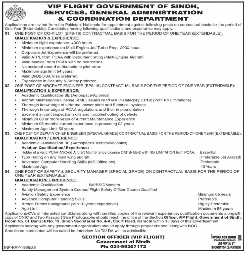 Latest Government Sindh General Department Jobs 1 image 10